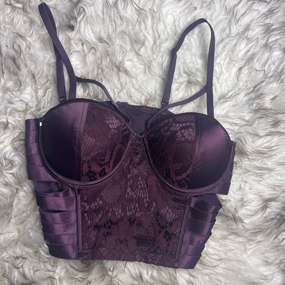 Charlotte Russe small Bustier top